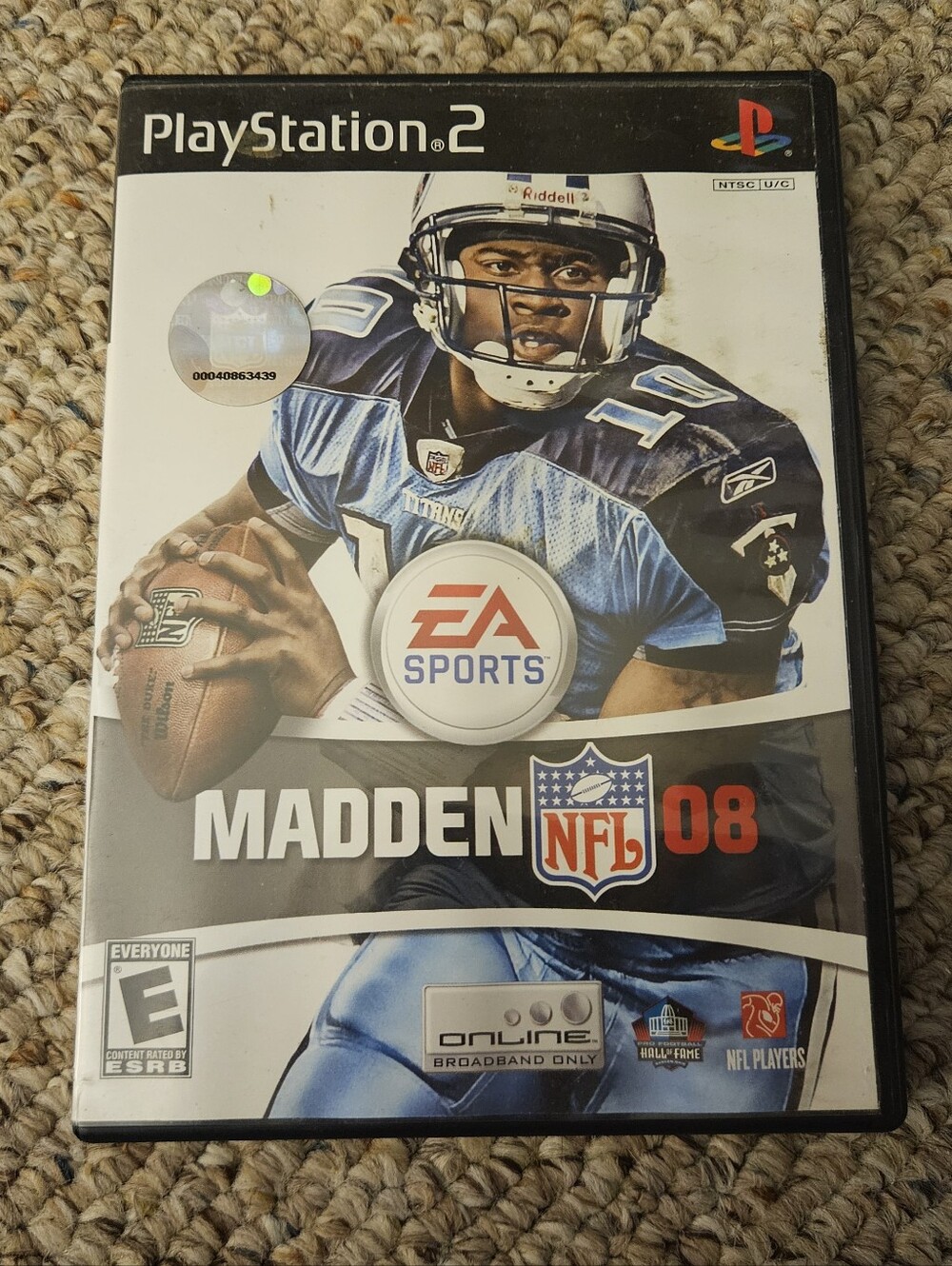 Madden 08 Playstation 2 PS2 Case And Manual Only No Game